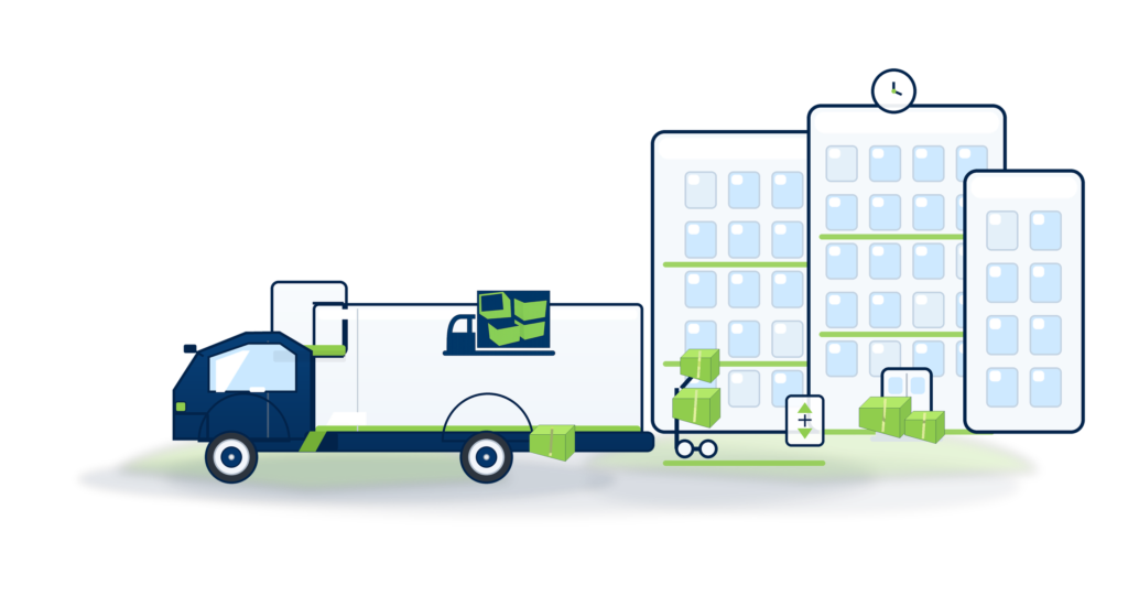 man and van services Manchester flat or apartment move in a city building